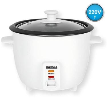 Imagem de Panela de Arroz Elétrica 1,3 Litros Branca 127V ou 220V com Tampa de V