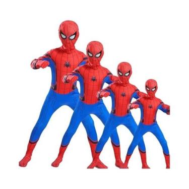 Imagem de Fantasia De Cosplay Do Homem-Aranha, Macacão Zentai De Spandex Para Cr