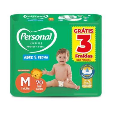 Imagem de Fralda Personal Baby Protect & Sec Personal M 70 Unidades