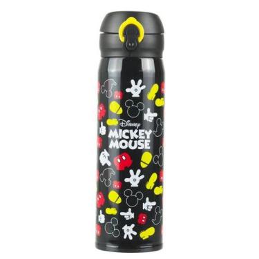 Imagem de Garrafa térmica preta mickey 400ml - disney
