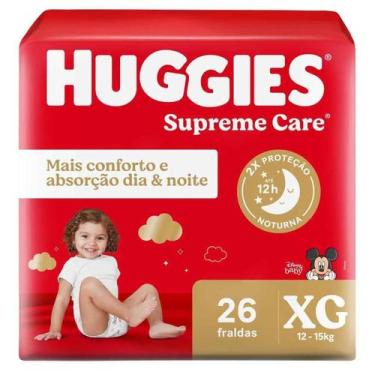 Imagem de Fralda Huggies Supreme Care Mais Conforto XG 26 Unidades