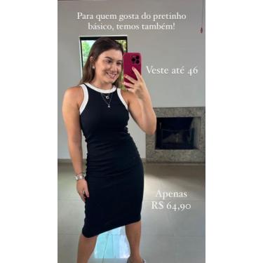 Imagem de Vestido Midi - Jeans Store, Preto, P