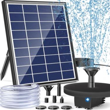 Imagem de Bomba de água POPOSOAP Fonte solar 6W 3m Cabo 120l/h