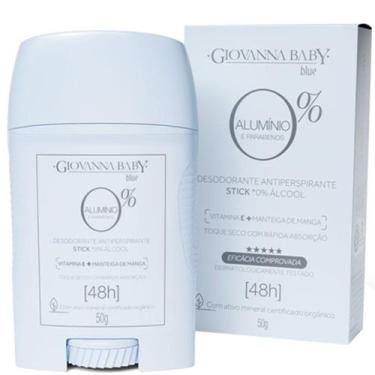 Imagem de DESODORANTE GIOVANNA BABY STICK 0% ALUMÍNIO BLUE 50g