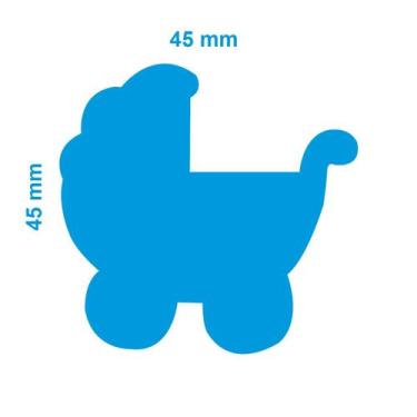 Imagem de Furador Art & Montagem - Extra Gigante Carrinho de Bebê  (Papel e EVA)