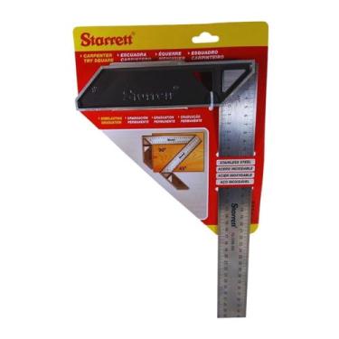 Imagem de Esquadro Carpinteiro com Cabo Aluminio 300MM Starret - STARRETT, 30 cm
