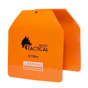 Imagem de Placas para colete de peso WOLF TACTICAL 4 kg com ajuste ergonômico