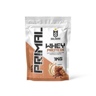 Imagem de Whey Protein Primal 1Kg - Importado - Soldiers Nutrition, Cookies