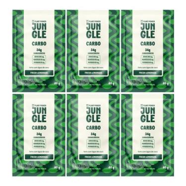Imagem de Jungle Carboidratos Limonada Leve e Refrescante Kit 6 Sache 34g Plant 