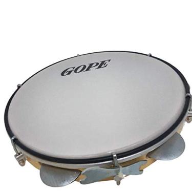 Imagem de PANDEIRO INICIANTE 10'' 6 AFIN 10(5) PRAT GALV. ENVERN. PELE ANIMAL (631PEA)