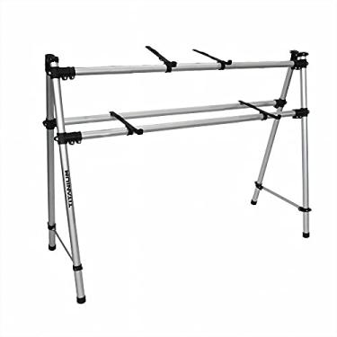 Imagem de Suporte Titanium Racks RA120 Ideal Para CDJs e Mixer Em Case com Suporte Barra L Para Notebook