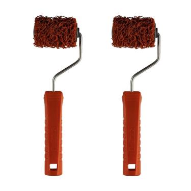 Imagem de Kit 2 Rolo Textura Rustica Atlas 5cm Cabelo Anjo 