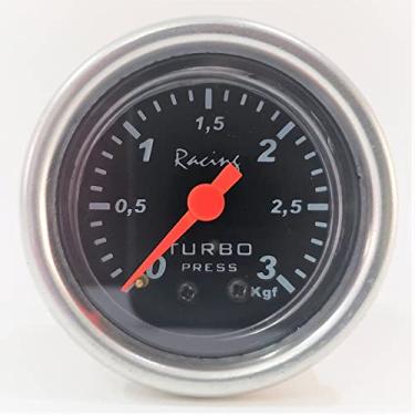 Imagem de Manômetro Pressão Turbo DVR 3kg 52mm Preto
