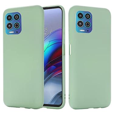 Imagem de For Motorola Moto G100 / Edge S Solid Color Liquid Silicone Dropproof Full Coverage Protective Case