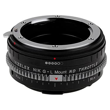 Imagem de Vizelex Adaptador de lente de aceleração ND – Compatível com Nikon F Mount G-Type D/SLR para selecionar câmeras sem espelho L-Mount Alliance com filtro ND variável integrado (2 a 8 paradas)