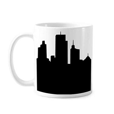 Imagem de Caneca de cerâmica Arranha-céus da Austrália e Ópera de Sydney, xícara de porcelana de café