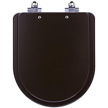 Imagem de Assento Sanitário Fechamento Lento Carrara Marrom Fosco para Vaso Deca