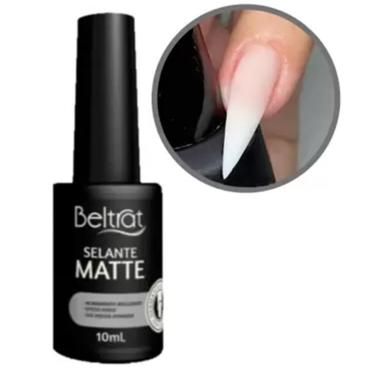 Imagem de Beltrat Selante Matte Top Coat Fosco Unha De Gel 10ml