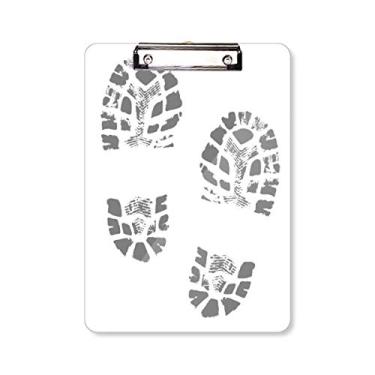 Imagem de Impressão de sapato, estilo moderno, pôster da moda, prancheta, pasta, bloco de escrita, placa de apoio A4