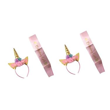 Imagem de Gadpiparty 4 Pcs Faixa De Cabeça Faixa De Aniversário Suprimentos De Aniversário