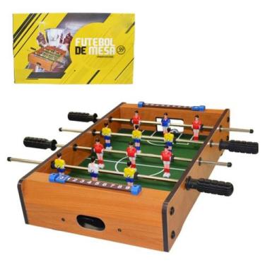 Mini Pebolim Brinquedo Totó Futebol De Mesa Criança 2 Player. em Promoção  na Americanas