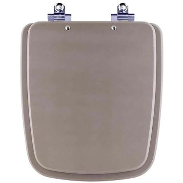 Imagem de Tampa De Vaso Sanitario Com Amortecedor Boss Gris Cinza Fosco Para Bacia Incepa