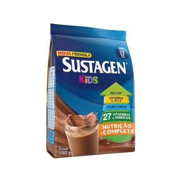 Imagem de Complemento Alimentar Sustagen Kids Chocolate - Sachê 190G