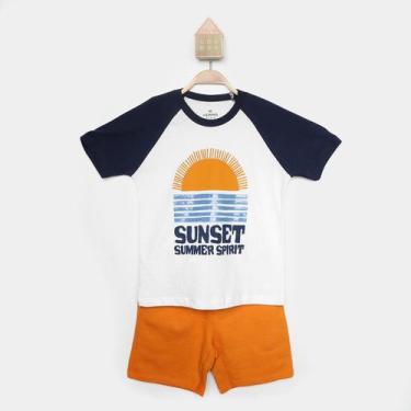Imagem de Conjunto Infantil Curto Hering Ocean Camiseta E Short Menino