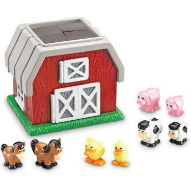 Imagem de Brinquedo sensorial Hide-N-Go Moo, 9 peças, para maiores de 2 anos, multicolorido