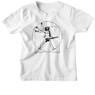 Imagem de Camiseta Infantil Vitruvian Rock Star - Alearts