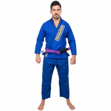 Imagem de Kimono Trançado F300 Jiu Jitsu Haganah, Azul, A3