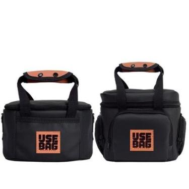 Imagem de Bolsa Porta Marmita Couro Para Trabalho Academia Gym Treino-Unissex