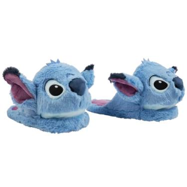 Imagem de Disney Pantufas femininas, antiderrapantes 3D fofas - presentes Baby Yoda, Ponto azul, 4.5-5