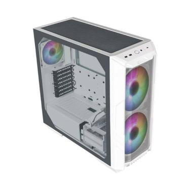 Imagem de Gabinete Cooler Master Haf 500 Argb, Midtower, Vidro, Branco
