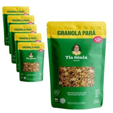 Imagem de Tia Sônia, Kit 6 Granola Castanha do Pará Coco Baixo Sódio Tia Sônia