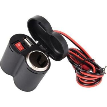 Imagem de Carregador USB para Moto com Chave de Liga/Desliga - Não perca! - King