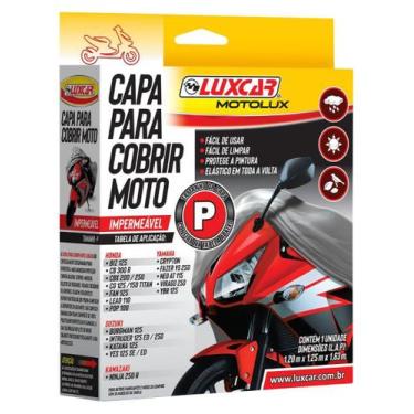 Imagem de Capa impermeável para moto tamanho p luxcar