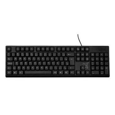 Imagem de Teclado Para Computador Universitário Com Fio Maxprint