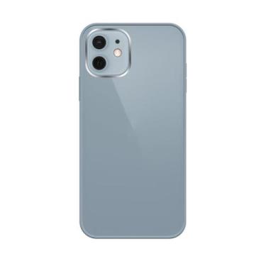 Imagem de Capinha Silicone Vidro Glass Compatível com iPhone 11 - Geral, Azul Be