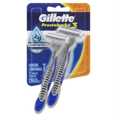 Imagem de Gillette prestobarba 3 aparelho de barbear com 3 lâminas - PROCTER & G
