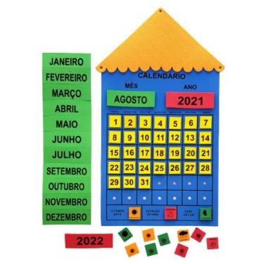Imagem de Kit Painel Sala De Aula Com Chamada, Calendário, Aniversariante, Ajuda