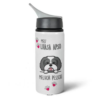 Imagem de Garrafa Squeeze NK - Meu Lhasa Apso, melhor pessoa! - JPS INFO