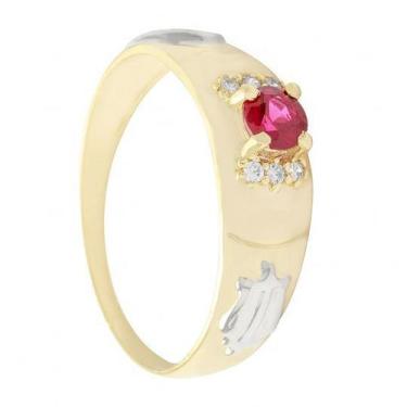 Imagem de Anel de ouro 18k formatura - Elegancy Joias, 24