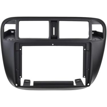 Imagem de YuYue Electronic Moldura de áudio automotivo Fasxia de 23 cm, fáscia, painel de fáscia, navegação GPS, compatível com Honda Civic 1996-2001, preto