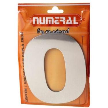 Imagem de Algarismo 0 Numeral 125mm Espelhado 300-0 - Numeral Ind