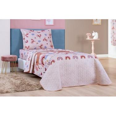 Imagem de Colcha Bouti Kids Dupla Face Cama Solteiro Estampada 2,40 x 1,60m - Jo