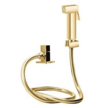Imagem de Ducha higiênica para banheiro quadra luxo gold - Hera