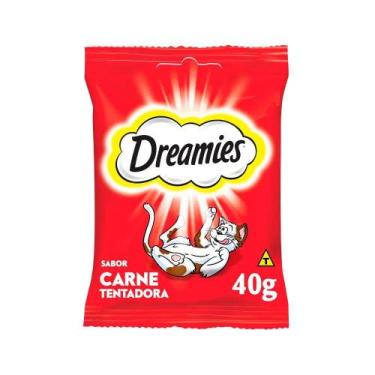 Imagem de Petisco Dreamies Sabor Carne Tentadora para Gatos Adultos 40g