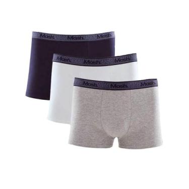 Imagem de Kit com 3 Cuecas Boxer Mash 111.42 Cotton, P, Sortida