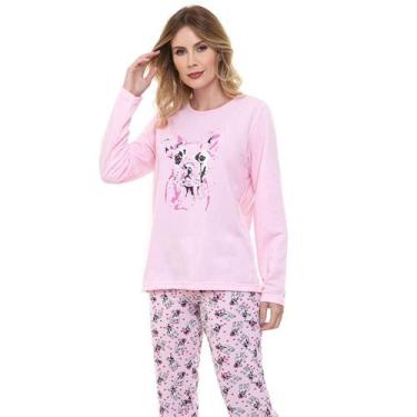 Imagem de Pijama Longo Cachorro Doce Luar 10872 Rosa, Rosa, G